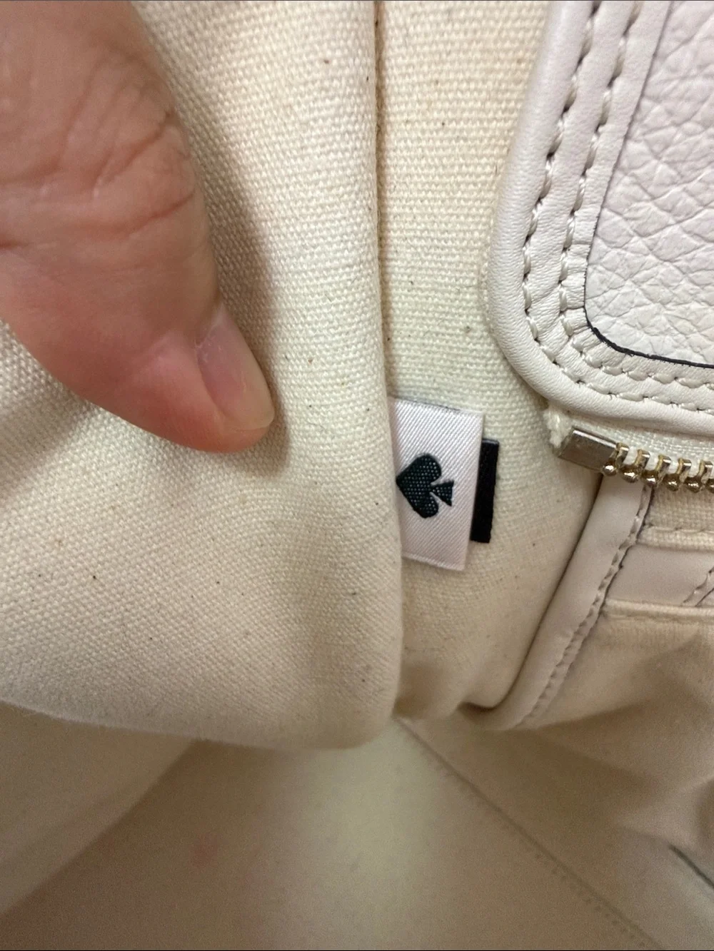 kate spade structured leather